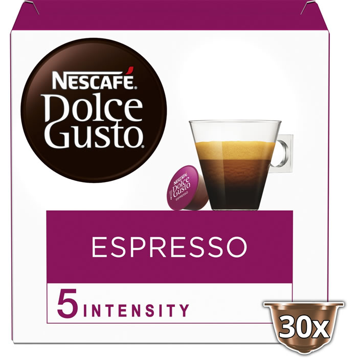 NESCAFE Dolce Gusto – Capsules de café espresso N°5 (30 capsules)