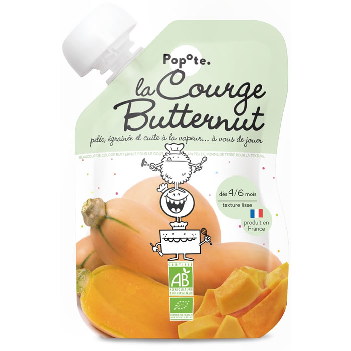 POPOTE – Purée de courge et butternut 120 g