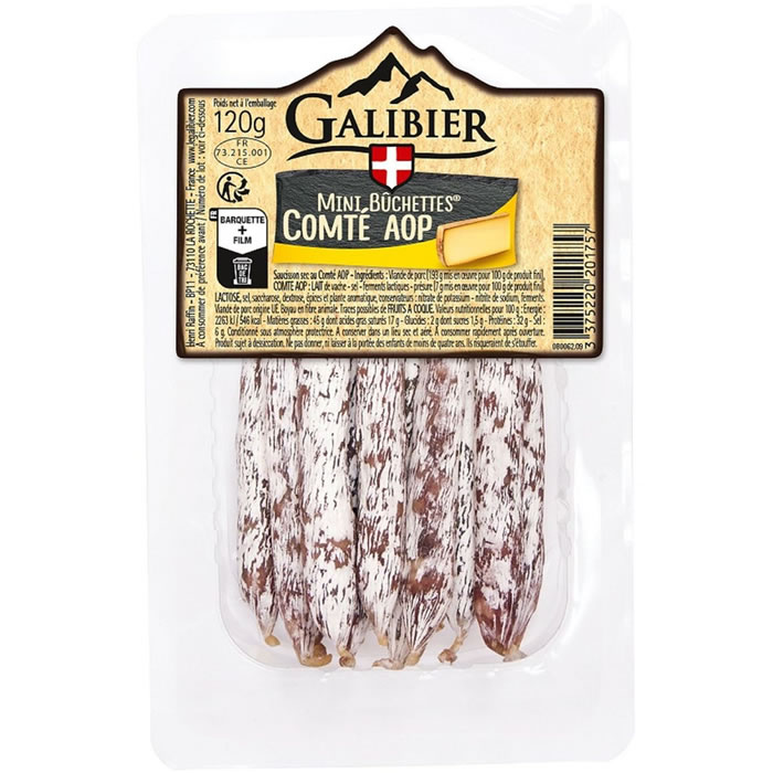 LE GALIBIER – Mini saucisson sec au comté AOP 120g