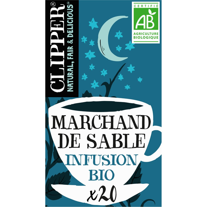CLIPPER Infusion camomille mélisse lavande bio (30g)