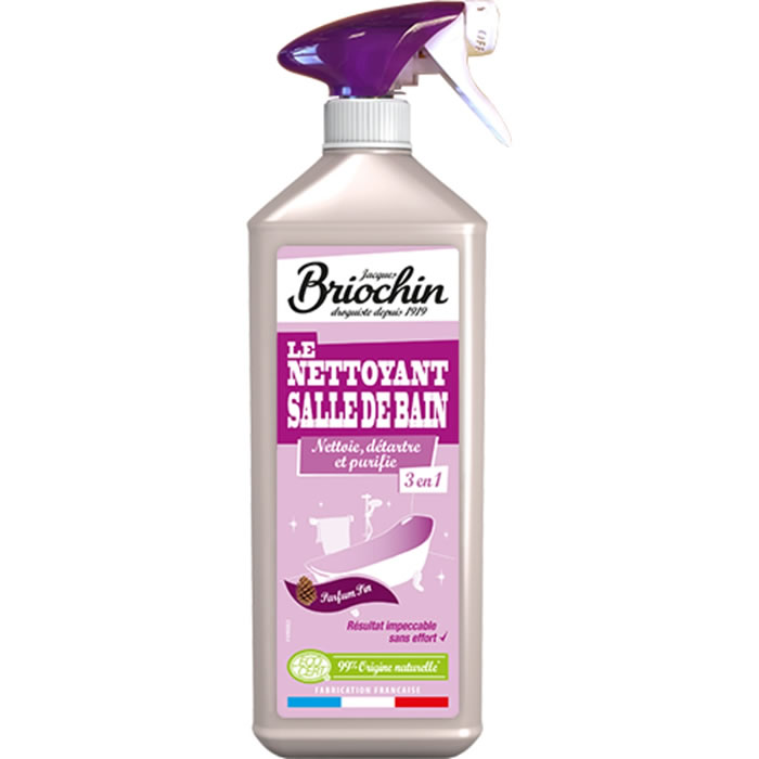 JACQUES BRIOCHIN Nettoyant spray salle de bain 3 en 1 750 ml