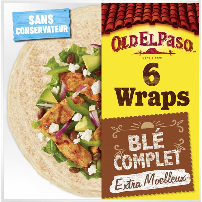 OLD EL PASO – Wraps de blé complet 350 g