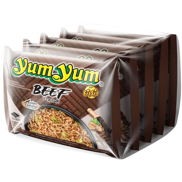 YUMYUM – Nouilles au boeuf 5 x 60 g
