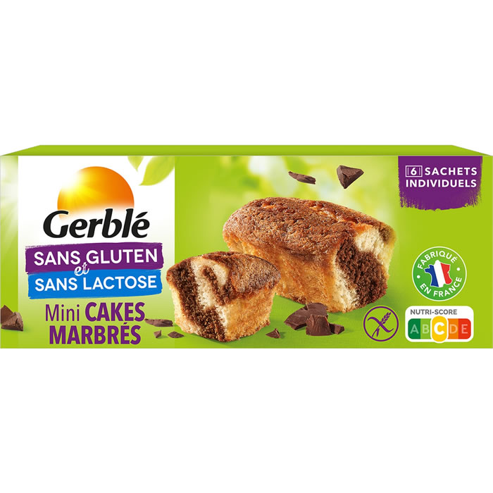 GERBLE – Gâteaux marbrés au chocolat au lait 200 g