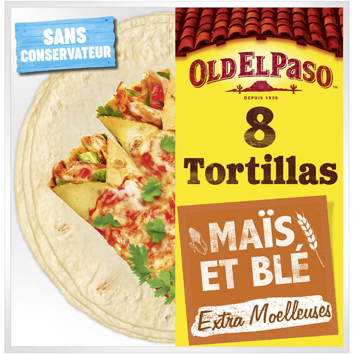 OLD EL PASO – Tortillas de maïs et blé 335g