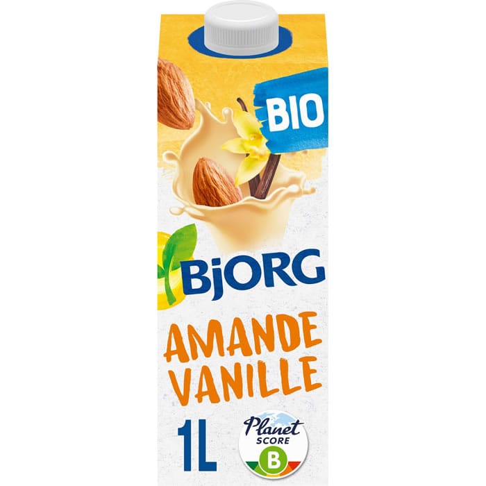 BJORG Boisson végétale au lait d’amande et vanille bio