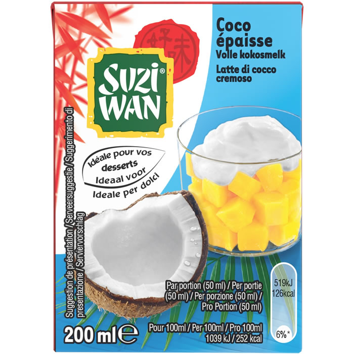 SUZI-WAN – Crème de coco (Petit Format)