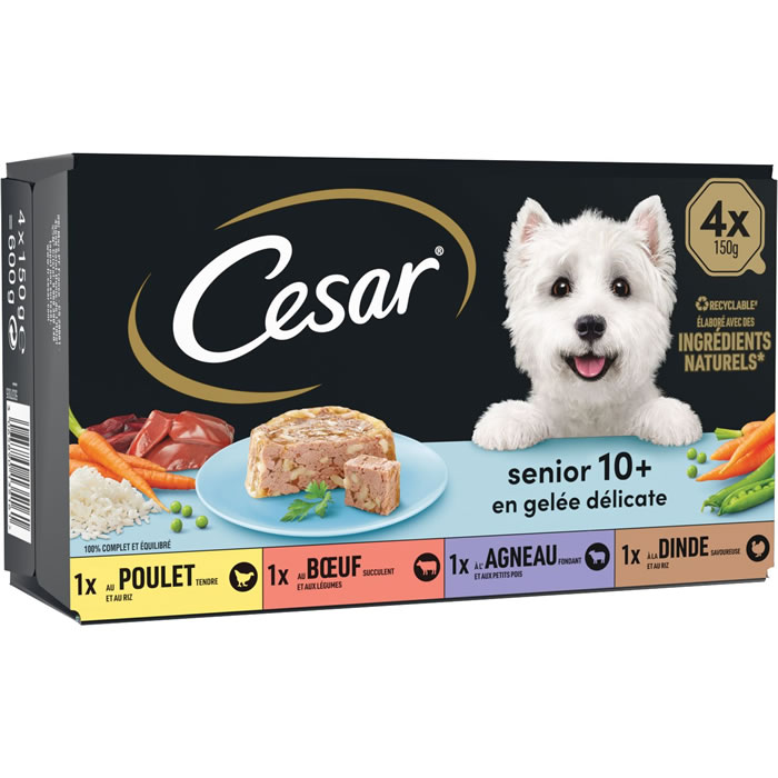 CESAR Gelée pour chien senior