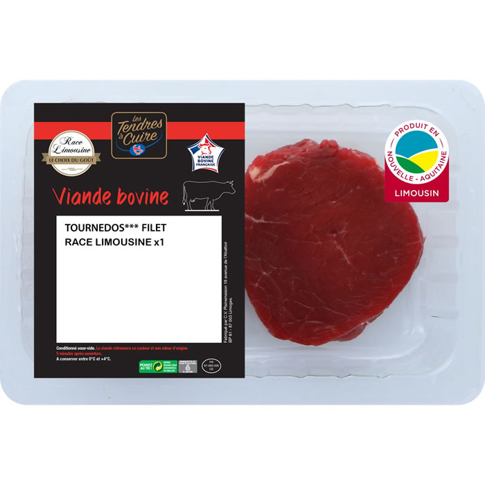 LES TENDRES A CUIRE – Tournedos *** filet race Limousine 160 g