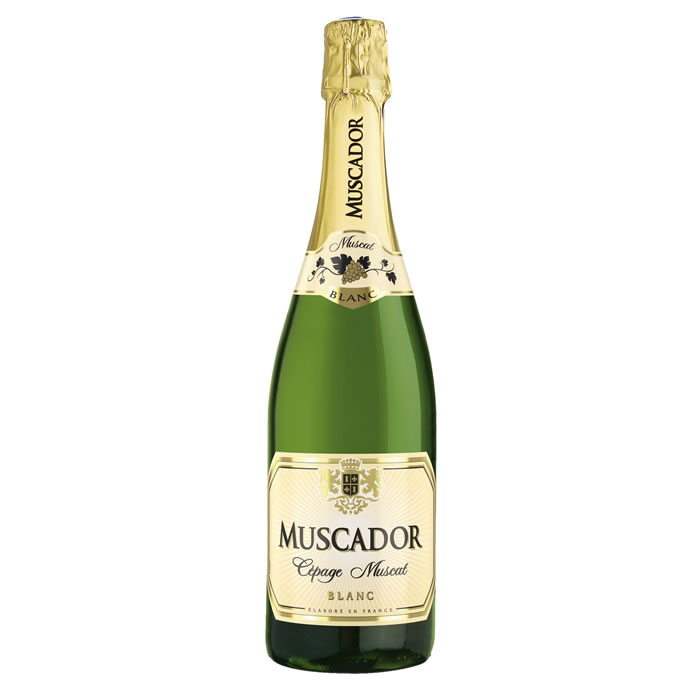 Muscat Blanc MUSCADOR Vin mousseux de qualité 75 cl