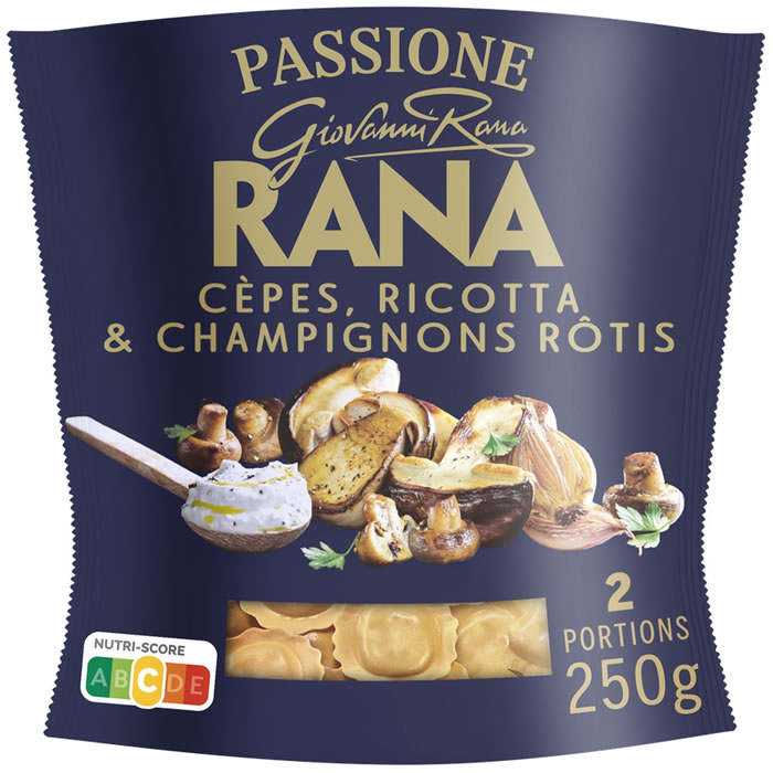 GIOVANNI RANA – Girasoli aux cèpes, ricotta et champignons rôtis 250g