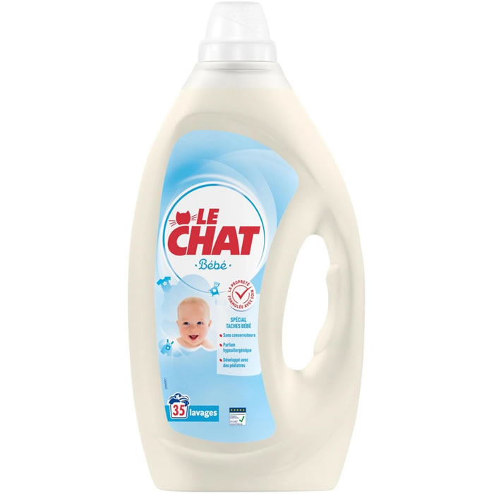 LE CHAT Lessive liquide pour bébé 1,58 L 35 lavages