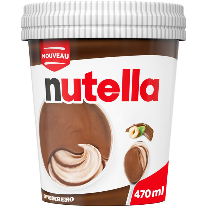 NUTELLA – Crème glacée au chocolat noisette