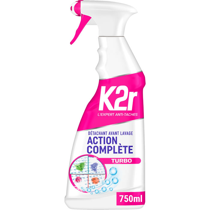 K2R Action Complète Détachant spray avant lavage 750 ml