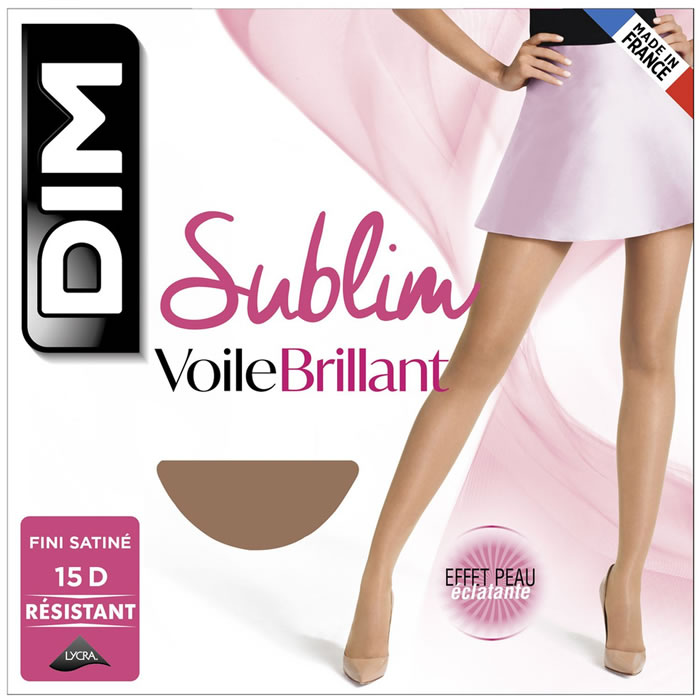 DIM Sublim Collant gazelle voile brillant taille 4 15D
