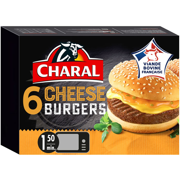 CHARAL – Cheeseburgers 6x140g