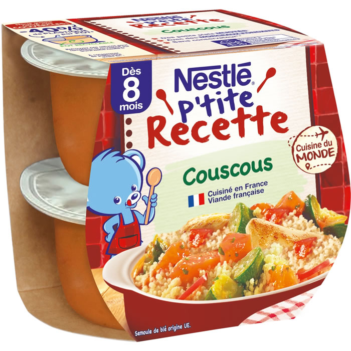 NESTLE P’tite Recette – Couscous 2x200g