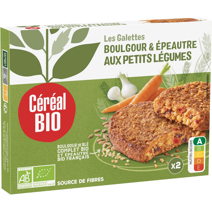 CEREAL BIO – Galettes d’épeautre et boulgour bio 2x100g