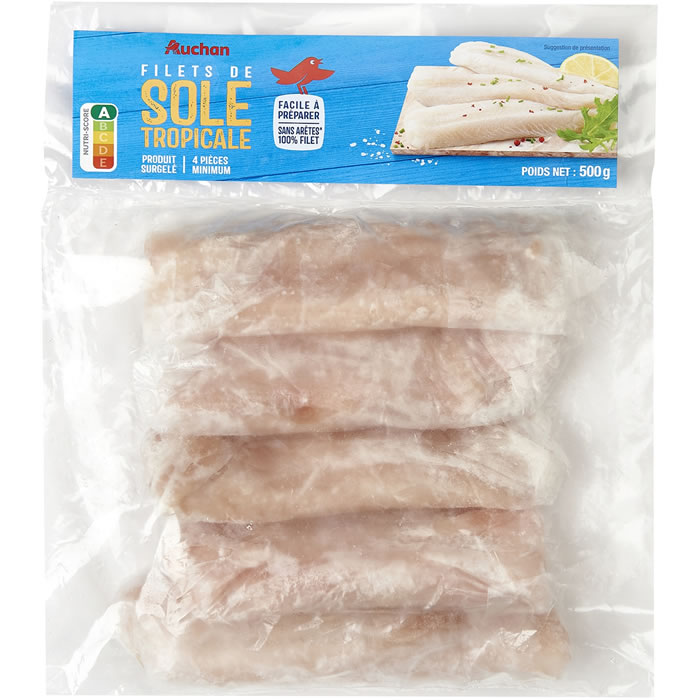 SOLE – Filets de sole tropicale 500g
