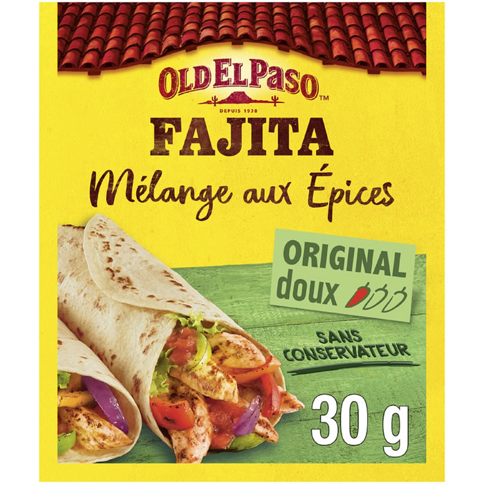 OLD EL PASO – Mélange d’épices pour fajitas 30 g