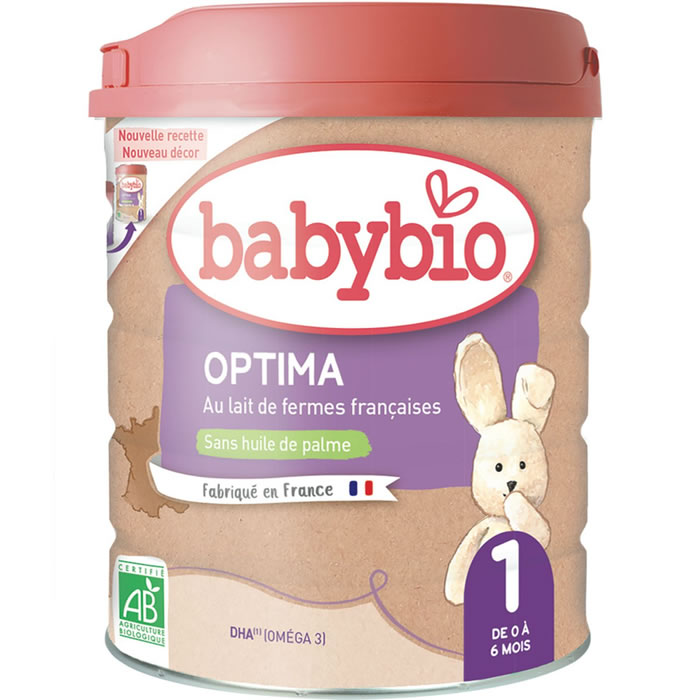 Lait 1er âge en poudre 0/6 mois bio BABYBIO Optima