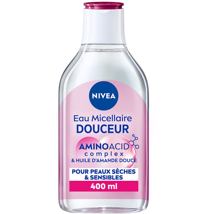 NIVEA AminoAcid – Eau micellaire hydratante à l’huile d’amande douce