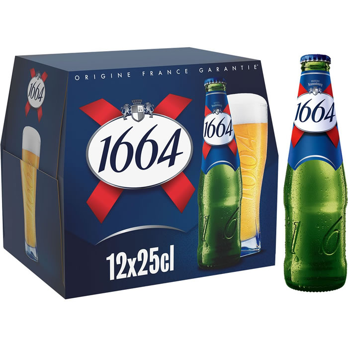 1664 – Bière blonde 12 x 25 cl