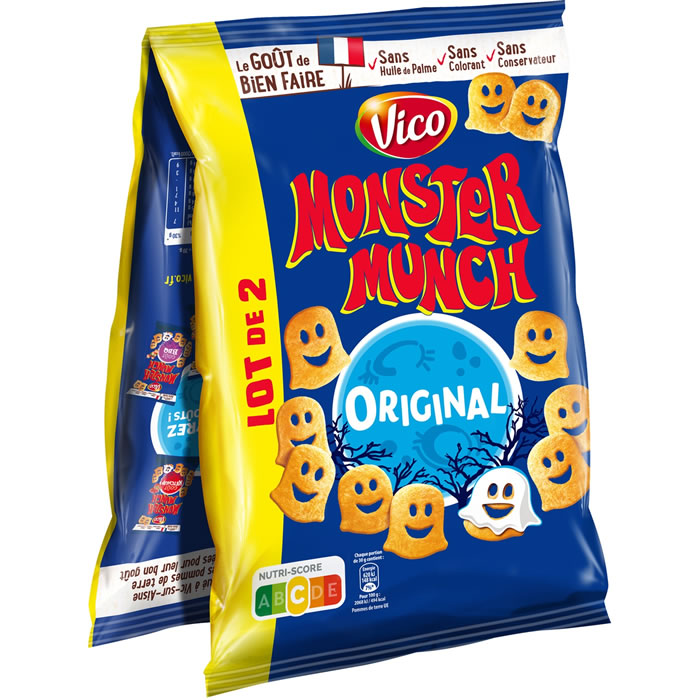 VICO Monster Munch Chips soufflés salés 2x85g