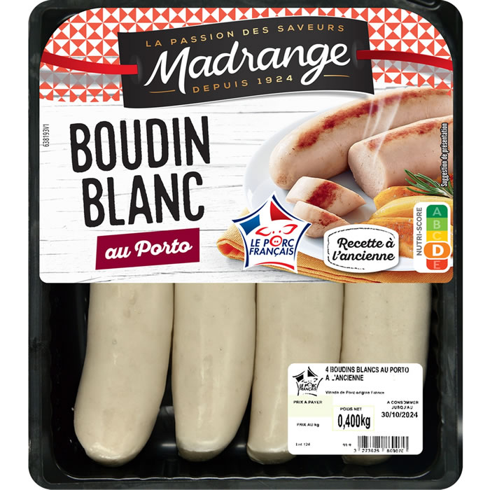 MADRANGE Boudins blancs au Porto