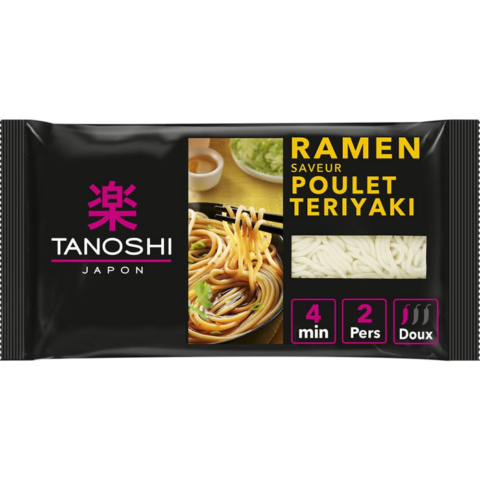 TANOSHI Japon – Nouilles ramen au poulet teriyaki 360g