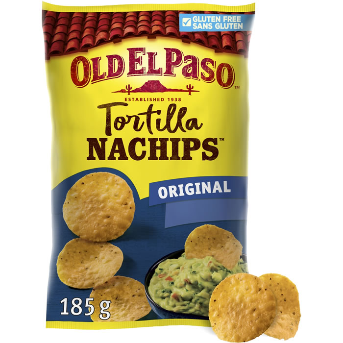 OLD EL PASO – Chips tortilla nachips Original 185g