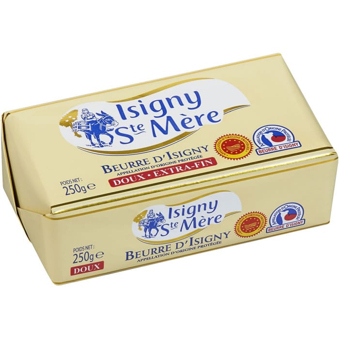 ISIGNY SAINTE MERE – Beurre doux extra-fin AOP – 250g
