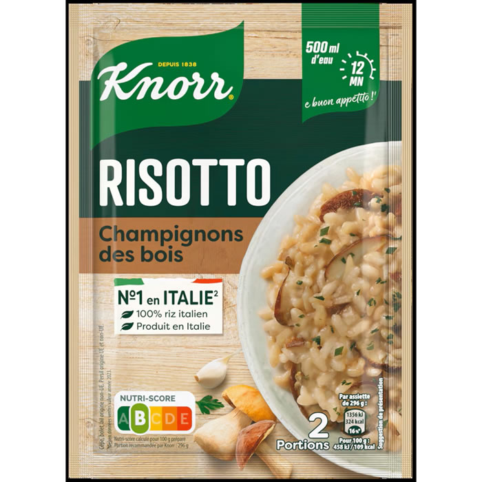 KNORR Risotto instantanée aux champignons des bois 175g
