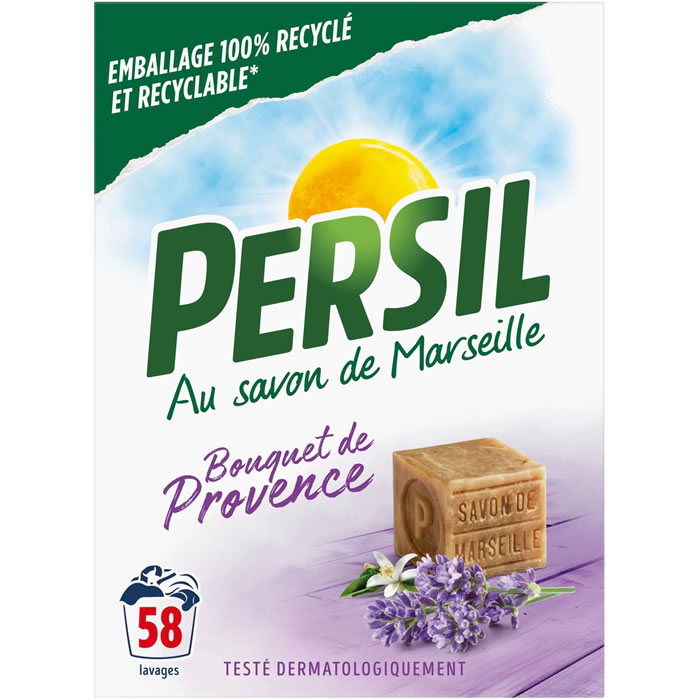 PERSIL Lessive en poudre bouquet de provence Grand Format 58 lavages