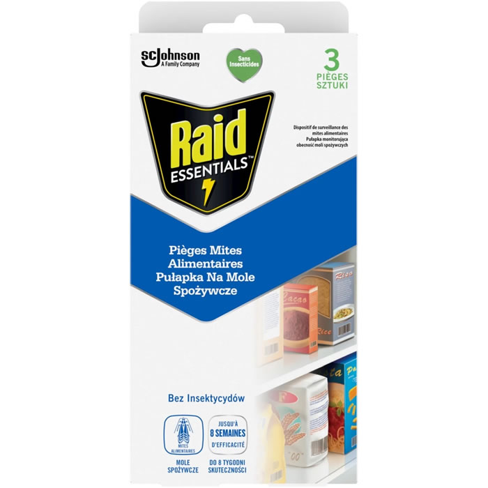 RAID Pièges anti-mites alimentaires (x3)