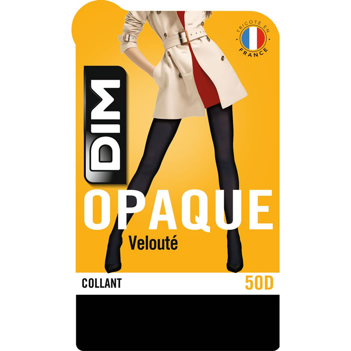 DIM Collants opaque velouté taille 1/2 50D