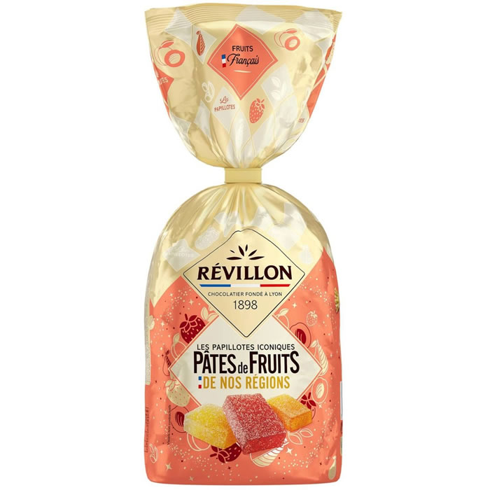 REVILLON Les Papillotes iconiques – Pâtes de fruits 370g