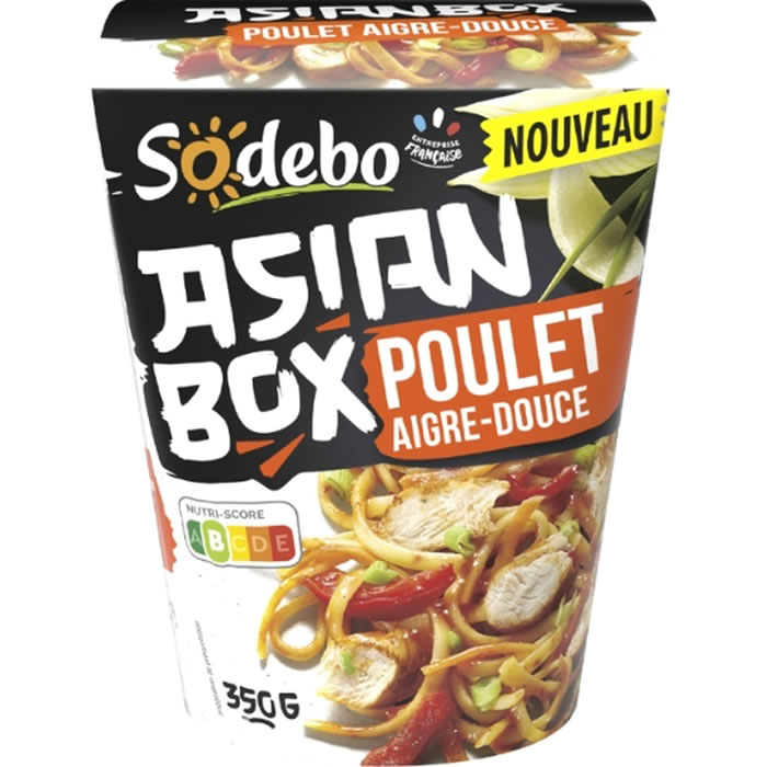 SODEBO – Nouilles au poulet et sauce aigre-douce 350g