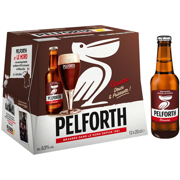PELFORTH – Bière brune du Nord 12 x 25 cl