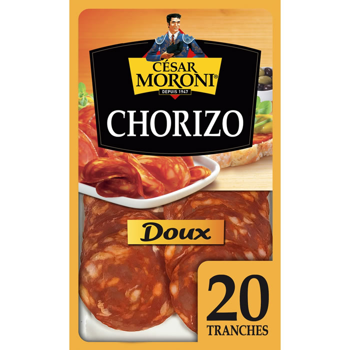 CESAR MORONI Chorizo doux en tranche