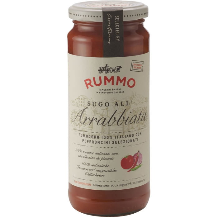 RUMMO – Sauce Arrabbiata – 340g