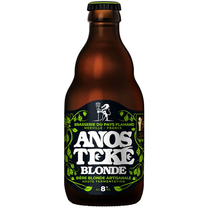 ANOSTEKE – Bière blonde artisanale 33 cl