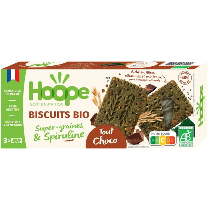 HOOPE Biscuits au chocolat bio 160g