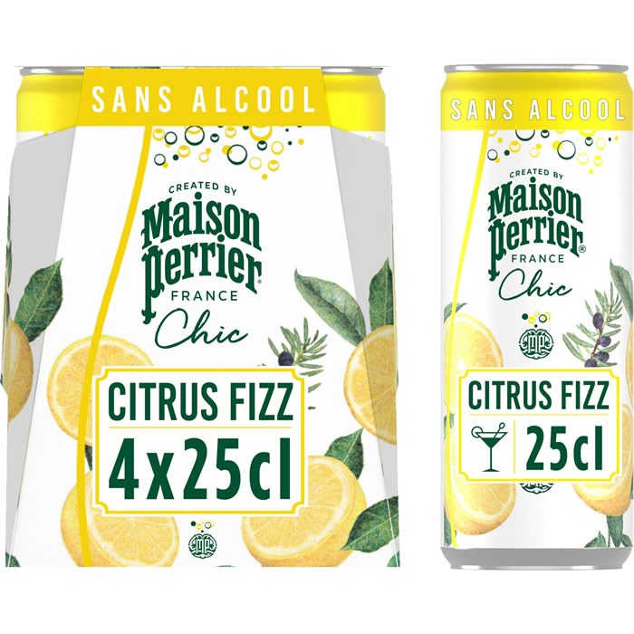 MAISON PERRIER – Chic Citron Fizz 4x25cl