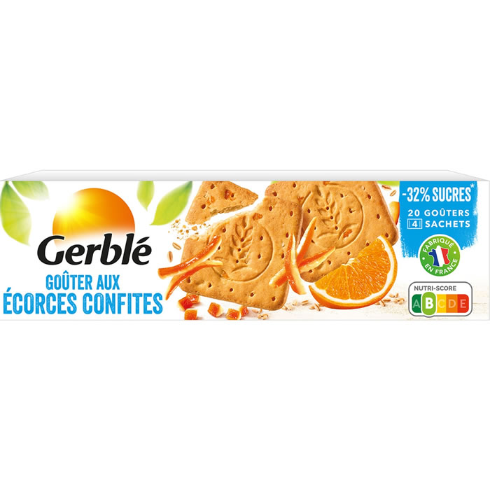 GERBLE Biscuits aux écorces confites 360g