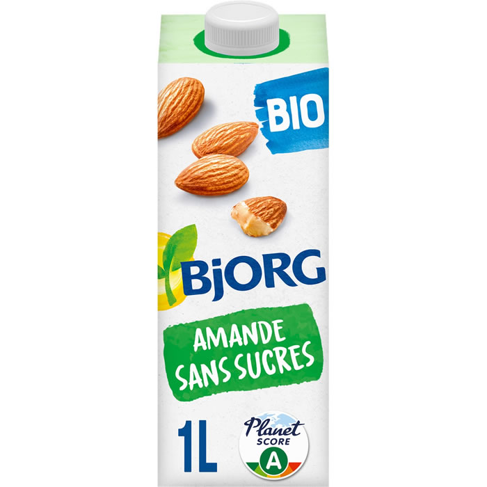 BJORG – Boisson végétale au lait d’amande sans sucres bio 1L