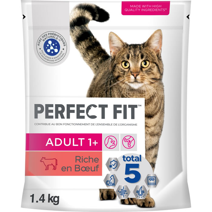 PERFECT FIT Croquettes pour chat adulte stérilisé au bœuf