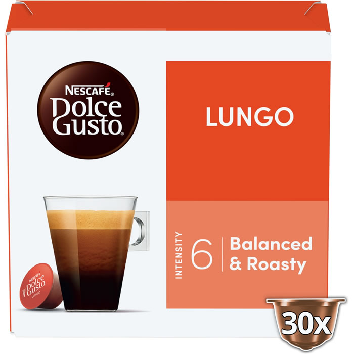 NESCAFE Dolce Gusto – Capsules de café allongé n°6 30 capsules