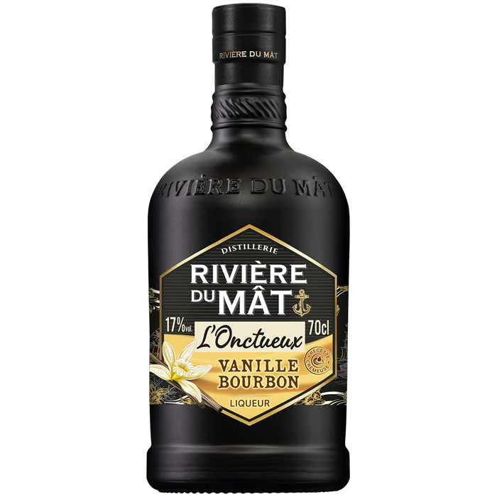 RIVIERE DU MAT L’Onctueux – Liqueur à la vanille à base de crème et de rhum 70 cl