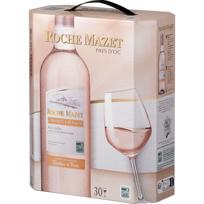 Vin rosé IGP PAYS D’OC Roche Mazet